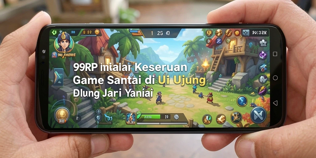 Tampilan gameplay santai 99RP yang mengasyikkan.