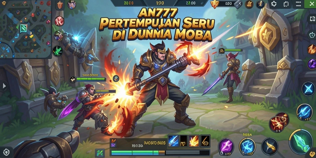 Tangkapan layar gameplay yang menampilkan aksi seru di AN777.