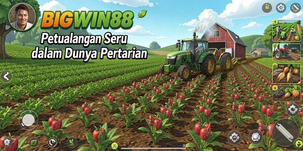 Tampilan gameplay Farming di BIGWIN88 yang mengasyikkan dan interaktif.