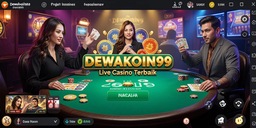 Gameplay Live Casino DEWAKOIN99 yang mendebarkan dan interaktif.