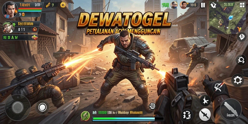 Tampilan seru gameplay DEWATOGEL yang penuh aksi.