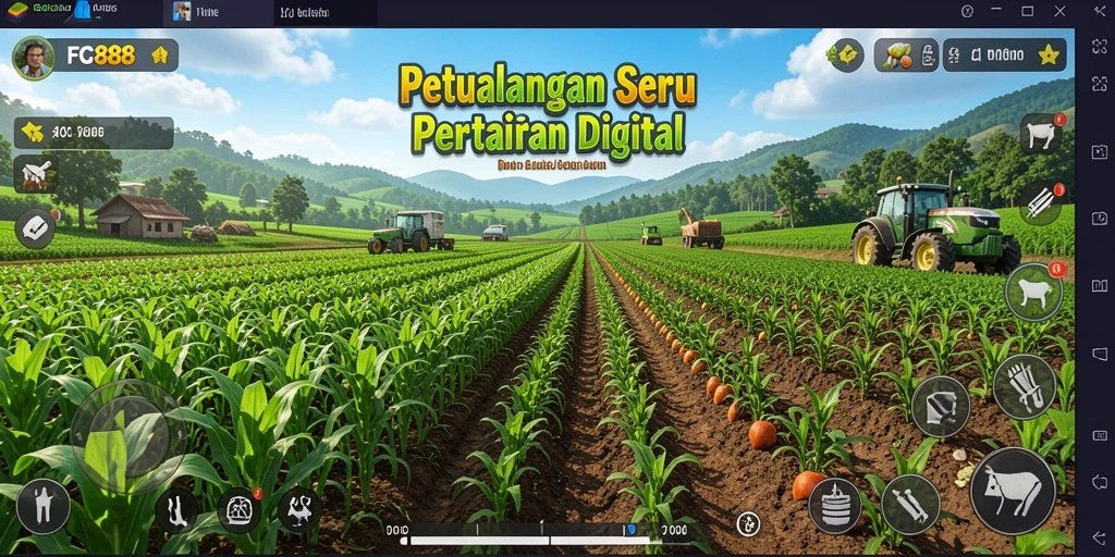 Tangkap momen seru dari gameplay pertanian di FC888.