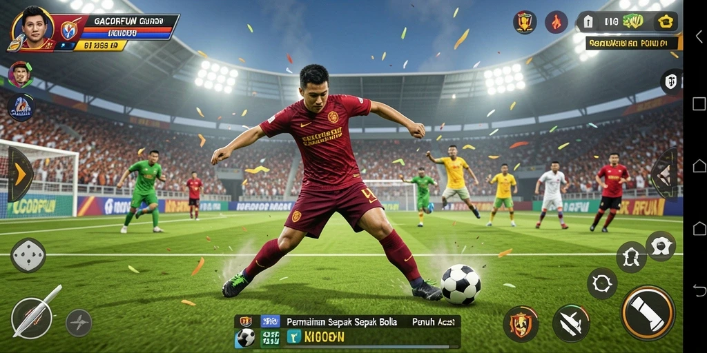 Tampilan gameplay GACORFUN yang seru dan mendebarkan.