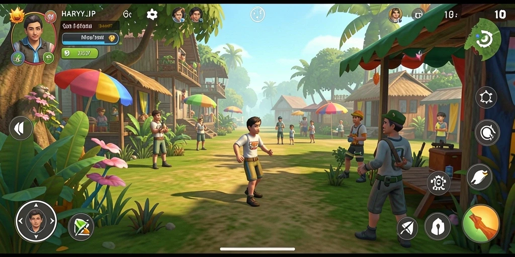 Tampilan gameplay <strong>HARAPJP</strong> yang menawan dan menghibur.