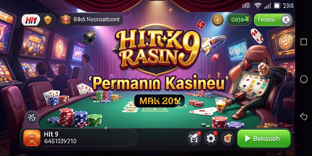 Tampilan gameplay Kasino HIT9 yang memukau dan interaktif.