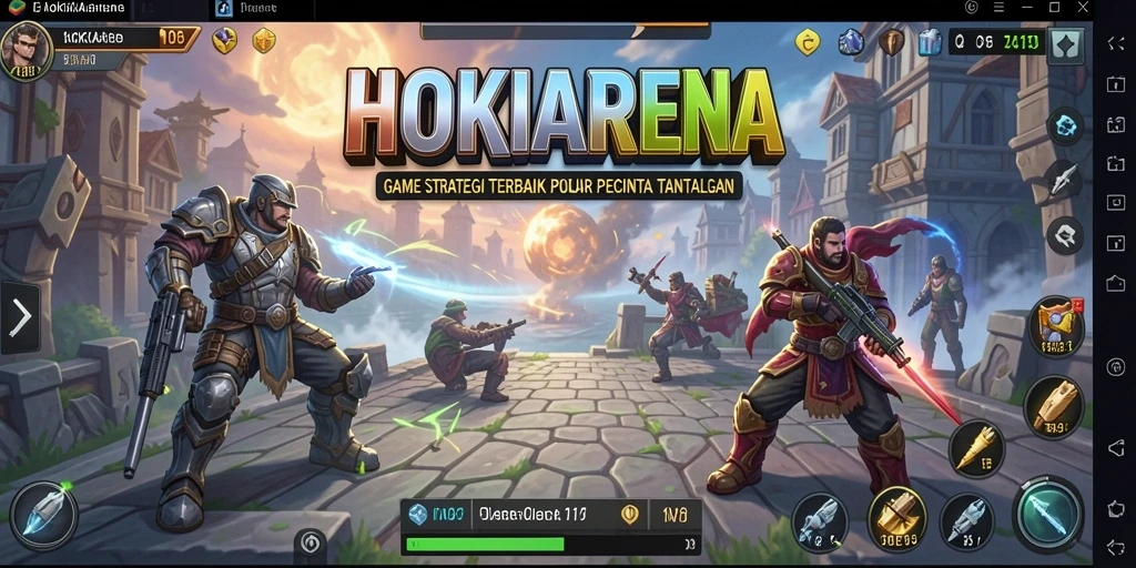 Tampilan gameplay HOKIARENA yang memukau dan penuh strategi.