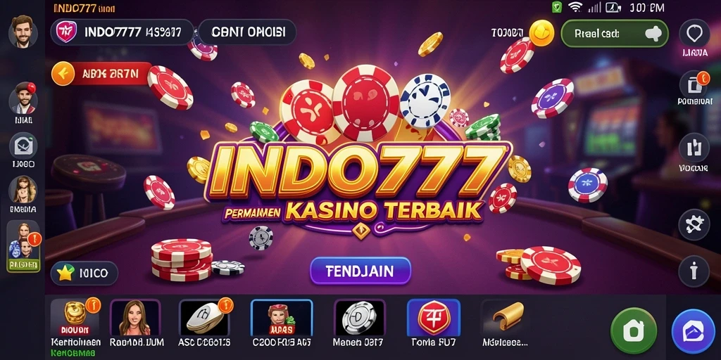 Screenshot gameplay INDO777 menampilkan slot Kasino yang menarik.