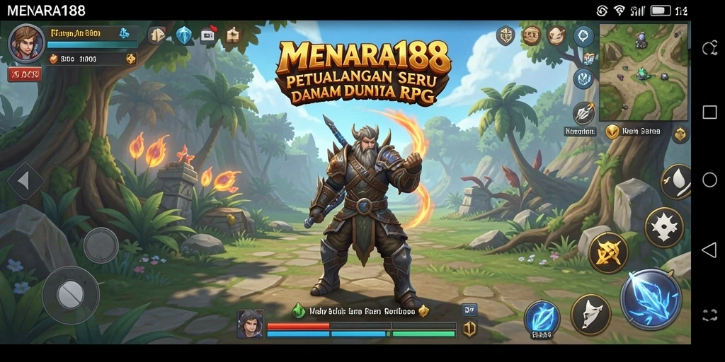 Tampilan mendebarkan dari gameplay RPG MENARA188 dengan aksi seru.