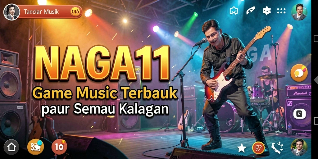 Tampilan antarmuka permainan NAGA11 yang menarik dan interaktif.