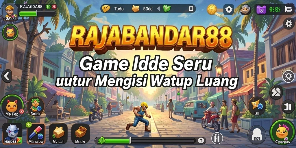 Tangkapan layar gameplay RAJABANDAR88 yang menunjukkan aktivitas Idle yang menyenangkan.
