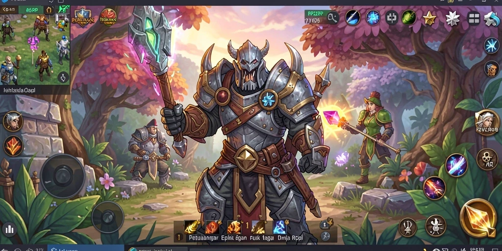 Tampilan gameplay RPG yang seru dalam RP62RP.
