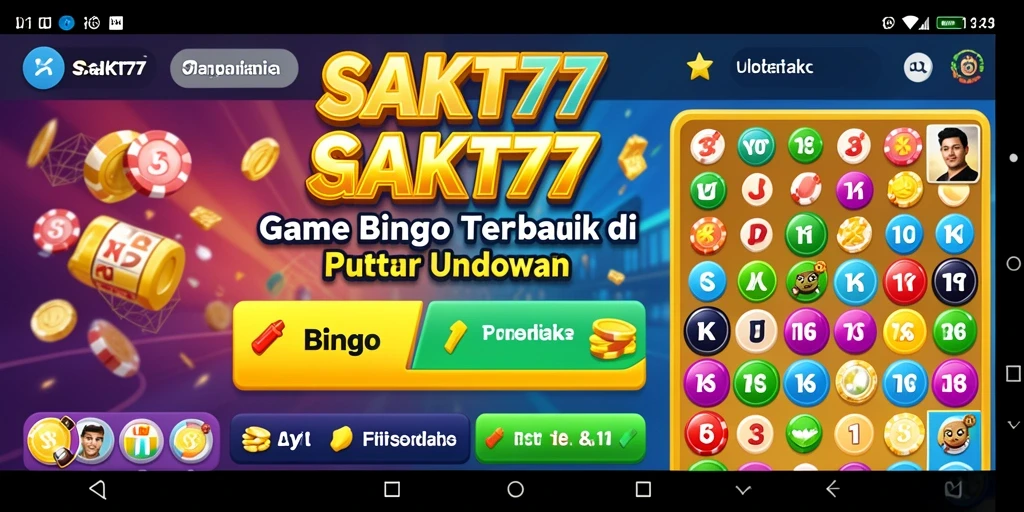 Tampilan gameplay seru dari SAKTI77 Bingo.