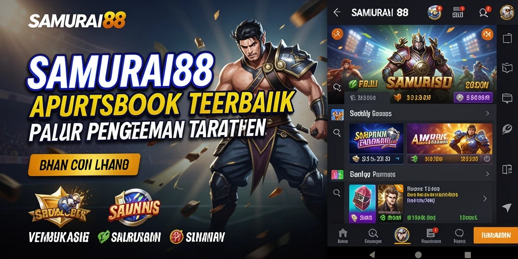 Tangkapan layar utama SAMURAI88 menampilkan pilihan taruhan menarik.