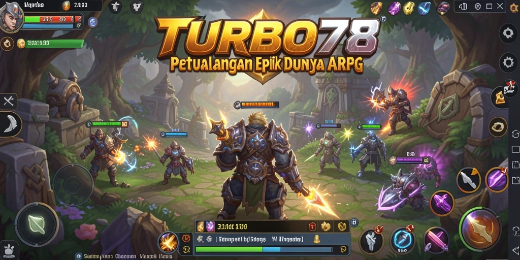 Gameplay TURBO78 yang mendebarkan dengan pertarungan yang intens.