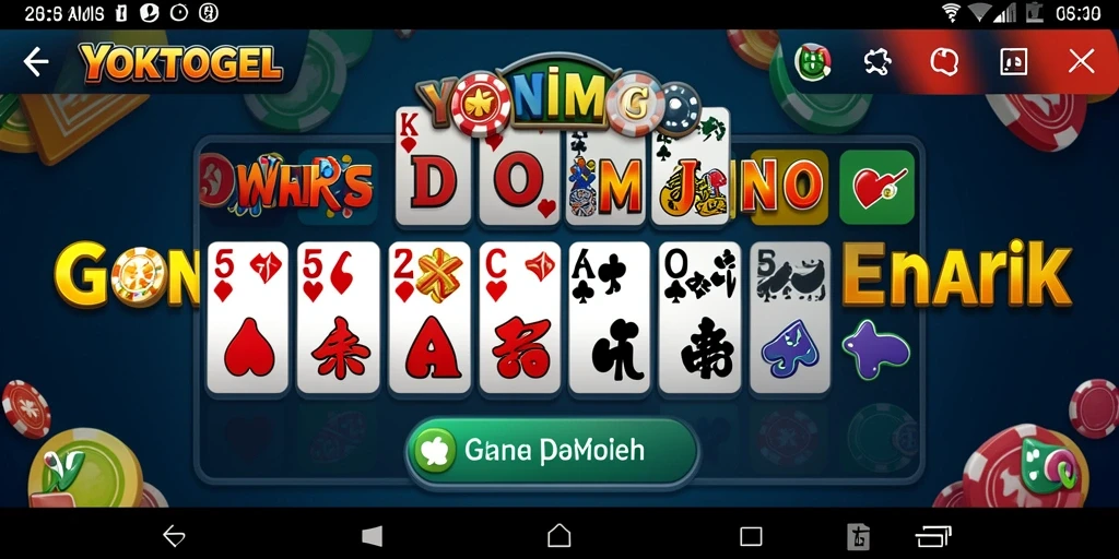 Tampilan gameplay menarik dari YOKTOGEL dengan efek visual menawan.